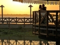 Wet sunsets, here at Ver-o-Rio,  make for a romantic town