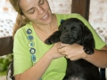 With kennel mom Alessandra, when she offered 2 month old Zeno for me