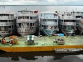 Wedding cake ferry boats for Amazon travelers