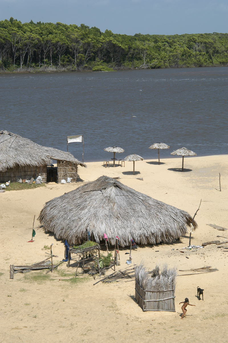 A nomadic tribe (among last in Brazil) which moves when dunes cover their aldeia, Pequenos Lençóis, MA