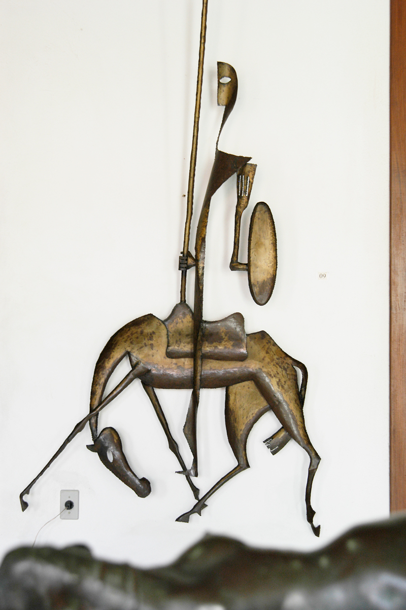 Museu das Artes Visuais, São Luis, MA. Cervantes’ Don Quixote remains a popular icon throughout Latin America