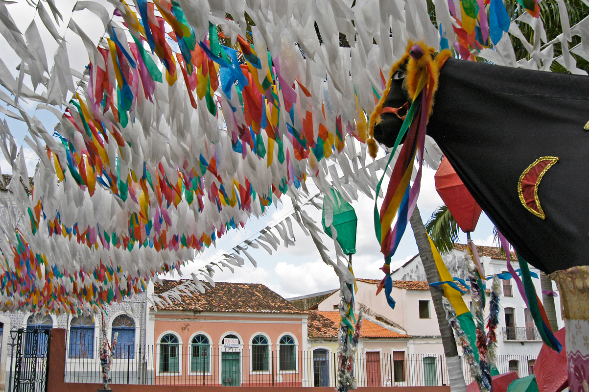 Convento das Mercês, São Luis, MA “Similar to New Orleans’s Mardi Gras, São Luís hosts a distinct, home-grown festival called Bumba-meu-boi, a folkloric pageant that unfolds every June.” [p179
