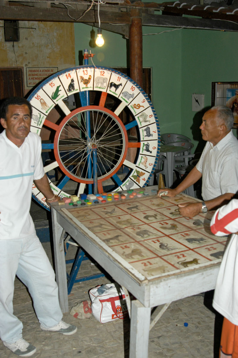 The famous Jogo do Bicho or “Animal Game,” gambling for the unalphbetized, Canoa Quebrada	